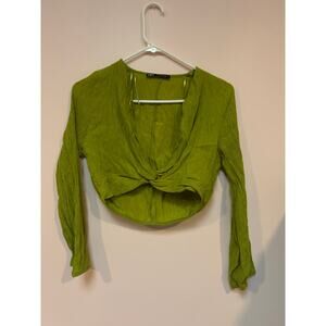 Zara Green Crop Top *S*